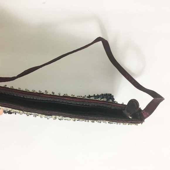 Blue & Purple Sequin Handbag - Picture 4 of 4